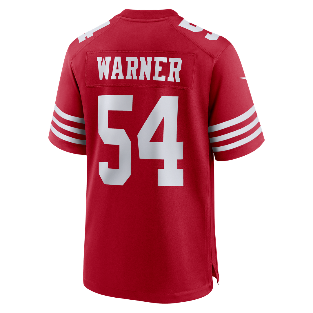 Fred Warner San Francisco 49ers 80th Anniversary Game Jersey - Scarlet