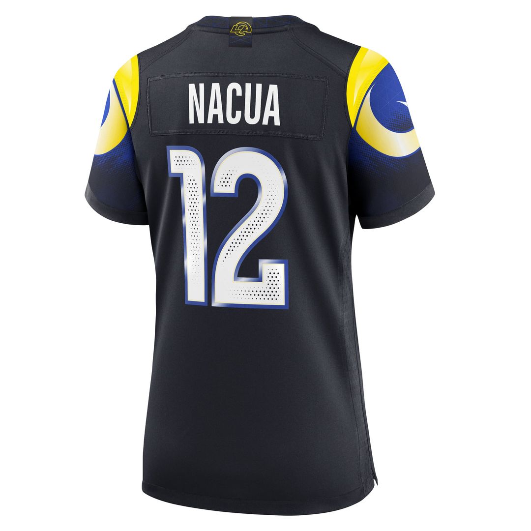 Puka Nacua Los Angeles Rams Women's Rivalries Collection Game Jersey - Dark Blue