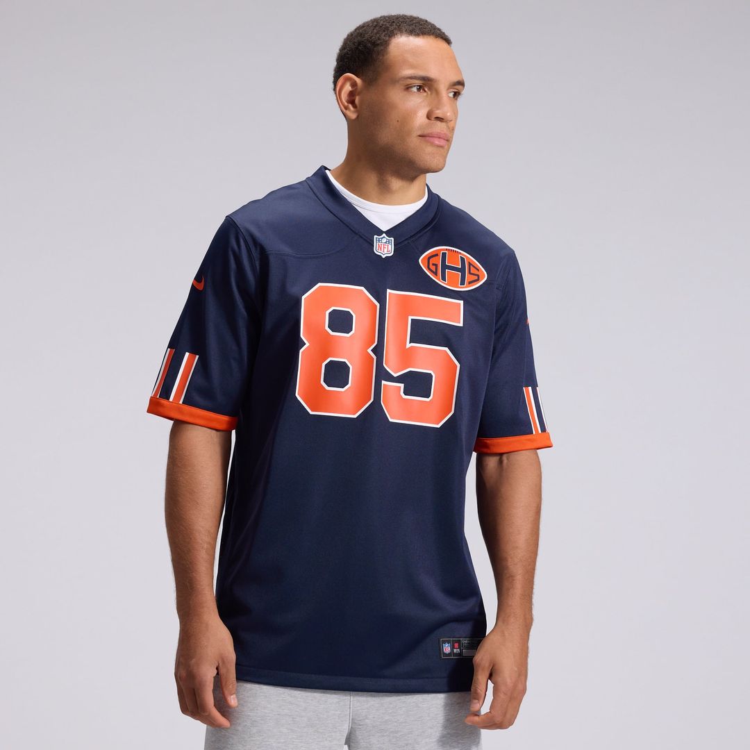 Cole Kmet Chicago Bears 2026 Rivalries Collection Game Jersey - Navy