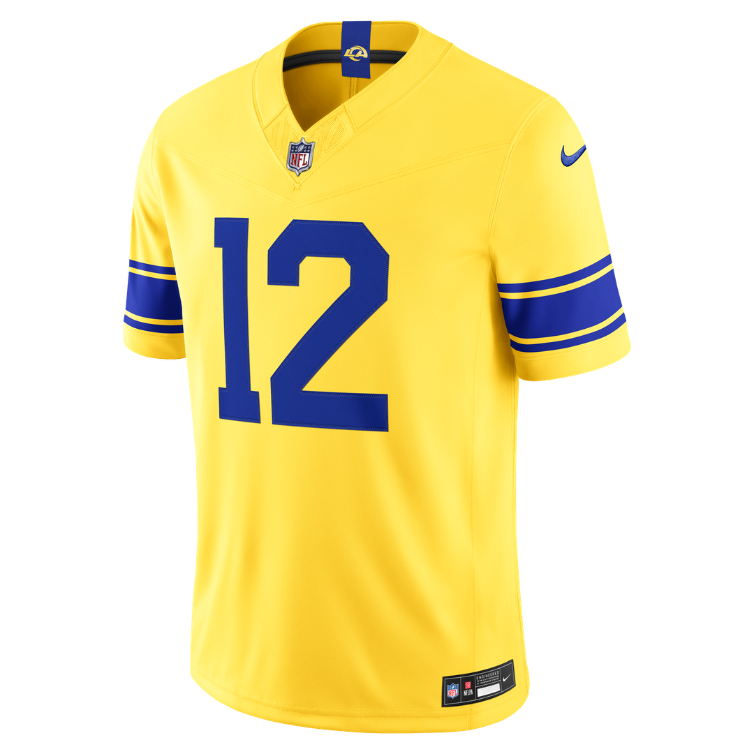 Puka Nacua Los Angeles Rams Team Vapor F.U.S.E. Stitched Limited Jersey - Royal