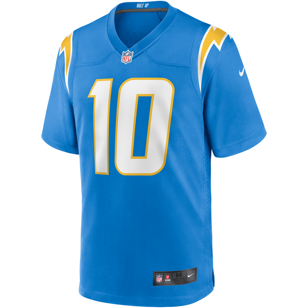 Justin Herbert Los Angeles Chargers Player Game Jersey - Powder Blue