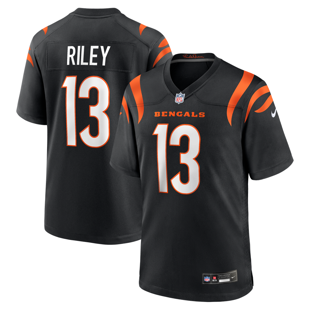 Ken Riley Cincinnati Bengals Retired Player Game Jersey - Black