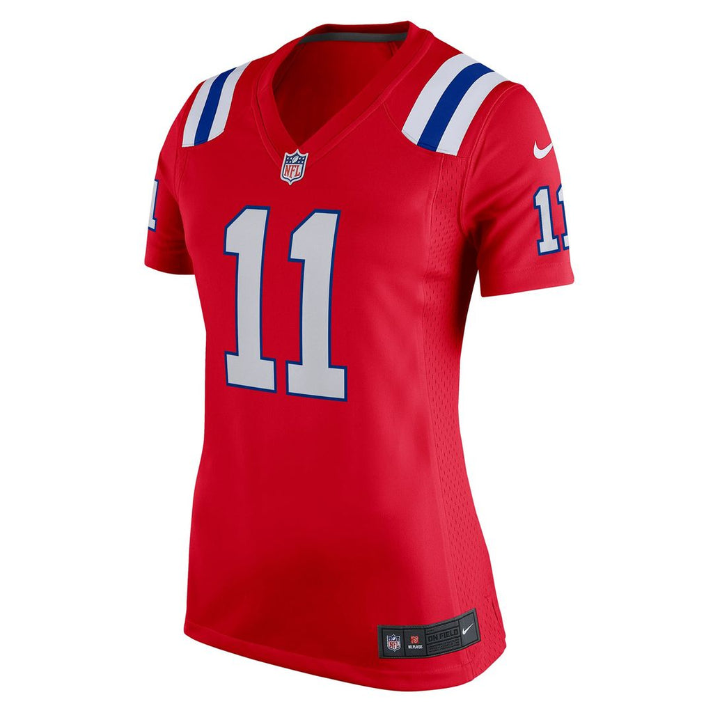 Drew Bledsoe New England Patriots Women's Game Retired Player Jersey - Navy