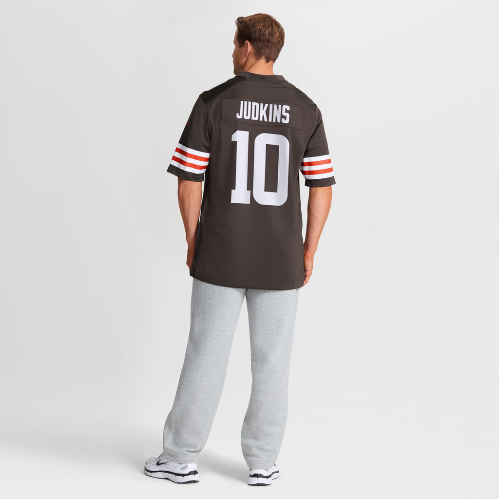 Quinshon Judkins Cleveland Browns 2025 NFL Draft Game Jersey - Brown