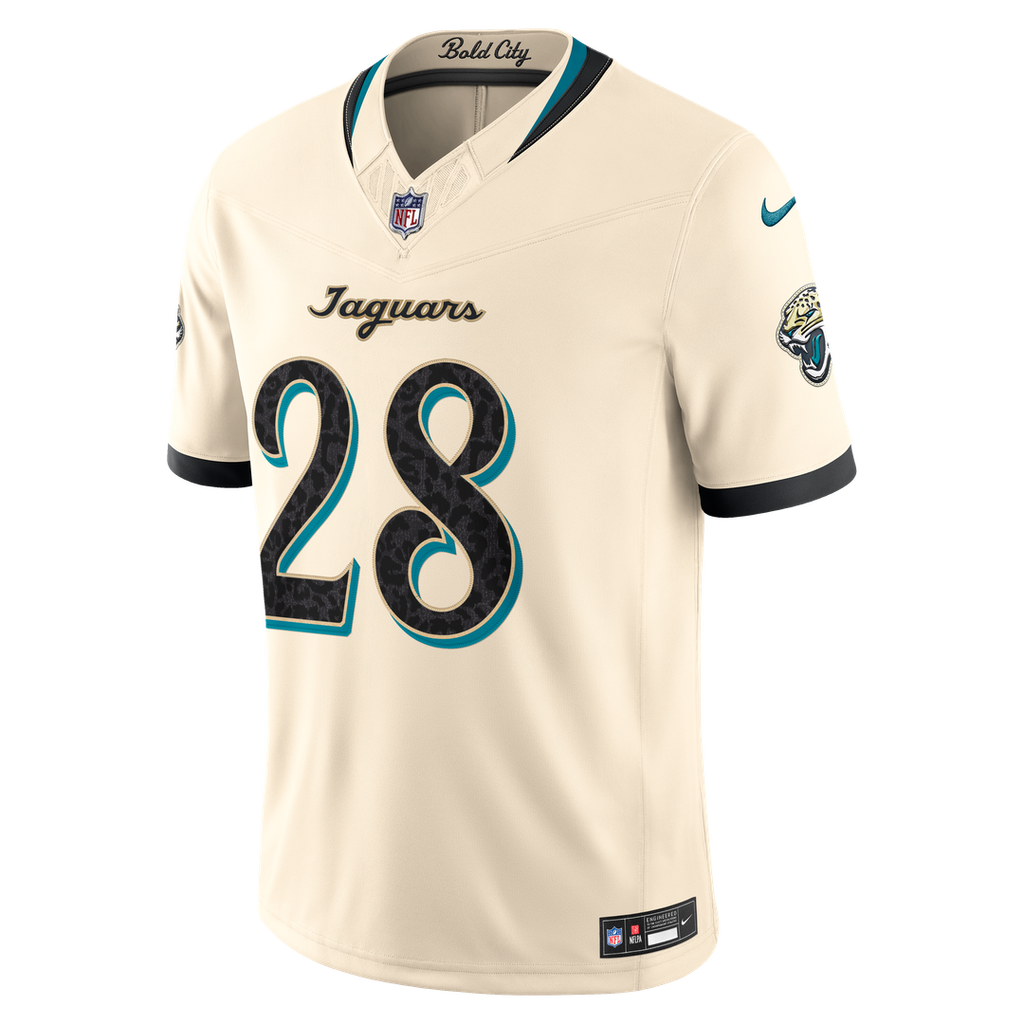 Fred Taylor Jacksonville Jaguars 2026 Rivalries Collection Stitched Limited Jersey - Natural