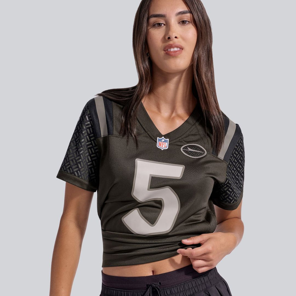 Garrett Wilson New York Jets Women's Rivalries Collection Game Jersey - Green