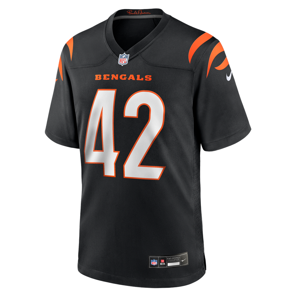Oren Burks Cincinnati Bengals Team Game Jersey - Black