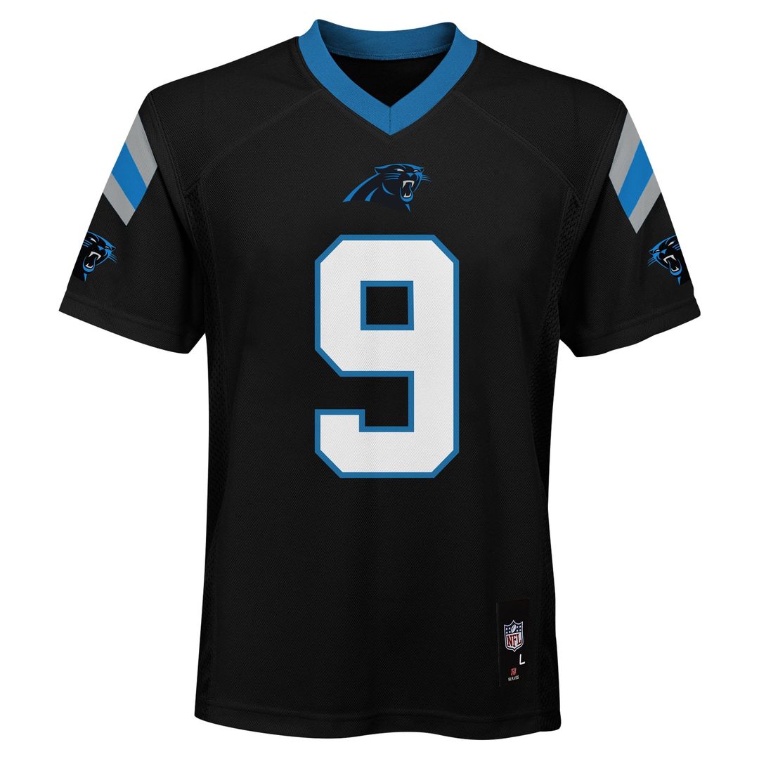 Bryce Young Carolina Panthers Youth Replica Jersey - Black