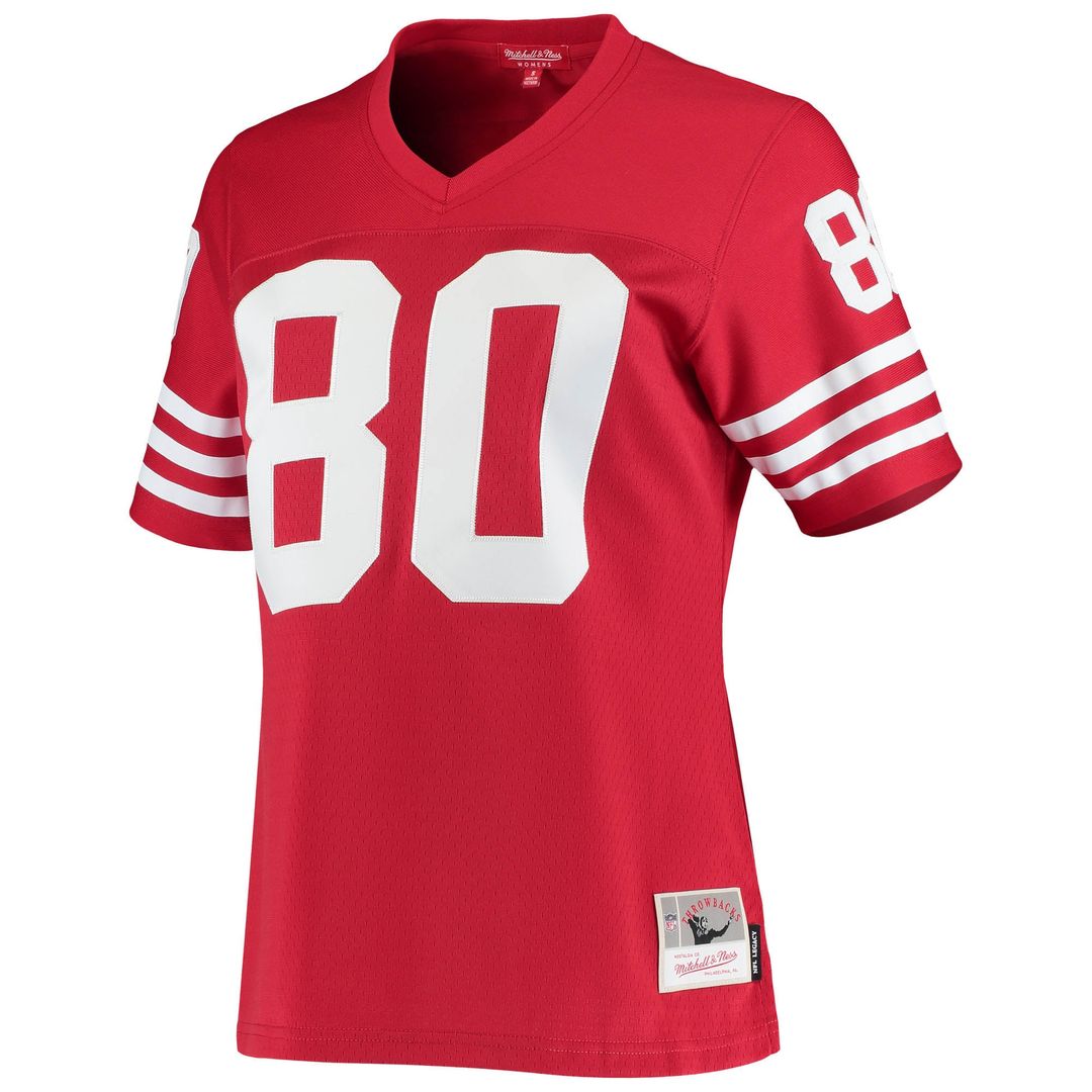 Jerry Rice San Francisco 49ers Women's 1990 Legacy Replica Jersey - Scarlet