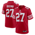 Ji'Ayir Brown San Francisco 49ers Team Game Jersey - Scarlet