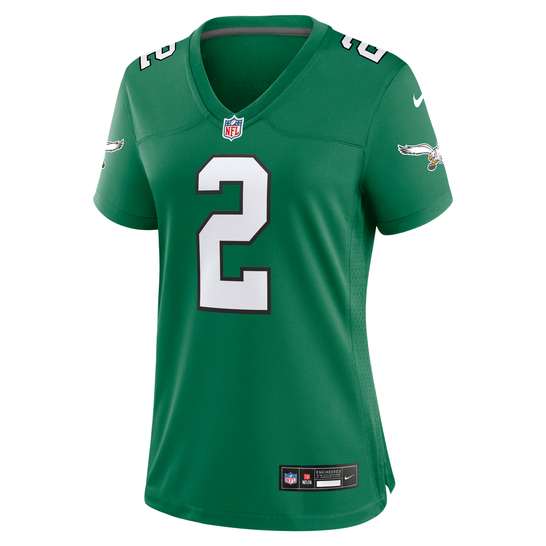 Tariq Woolen Philadelphia Eagles Women's Alternate Game Jersey - Kelly Green