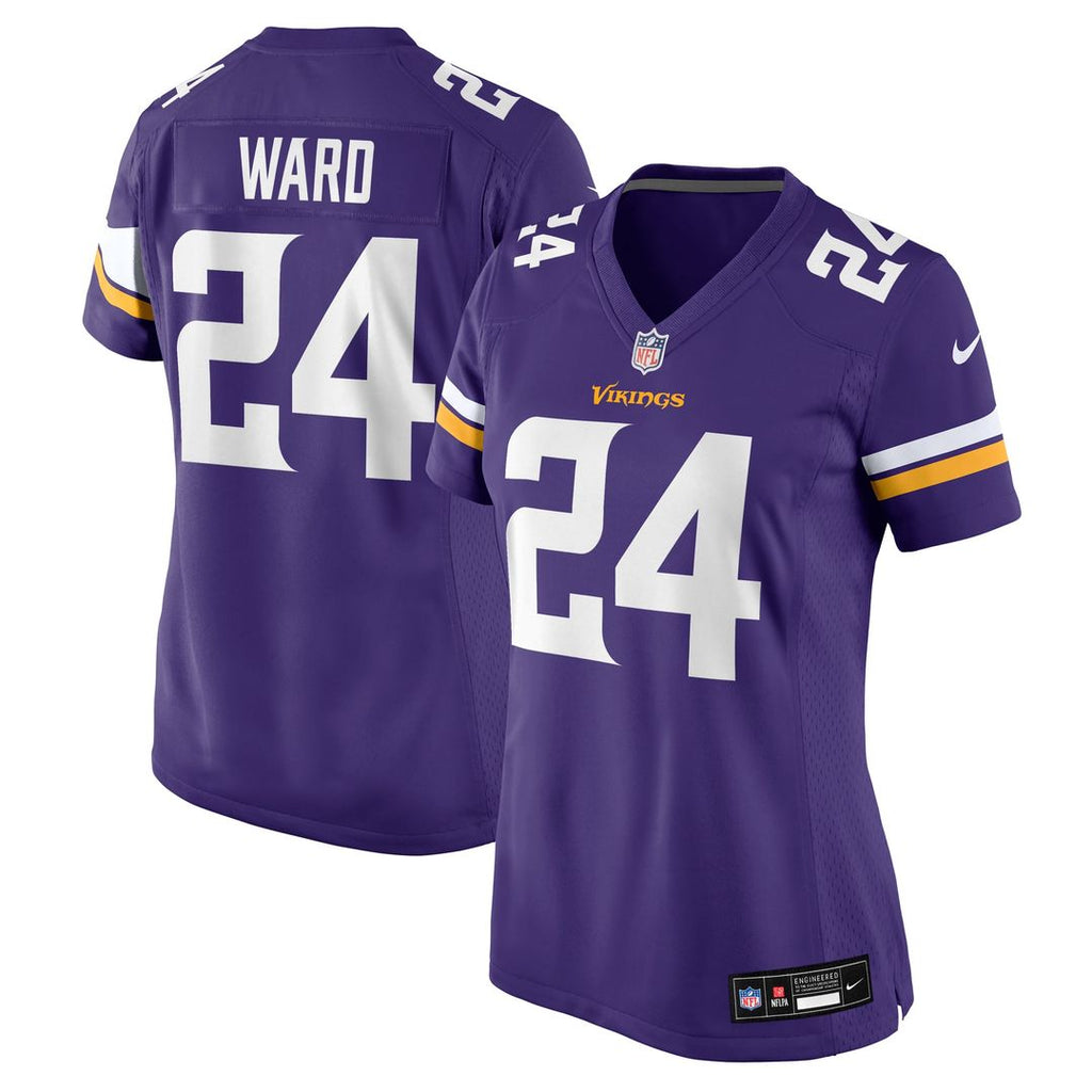 Jay Ward Minnesota Vikings Women's Team Game Jersey - Purple