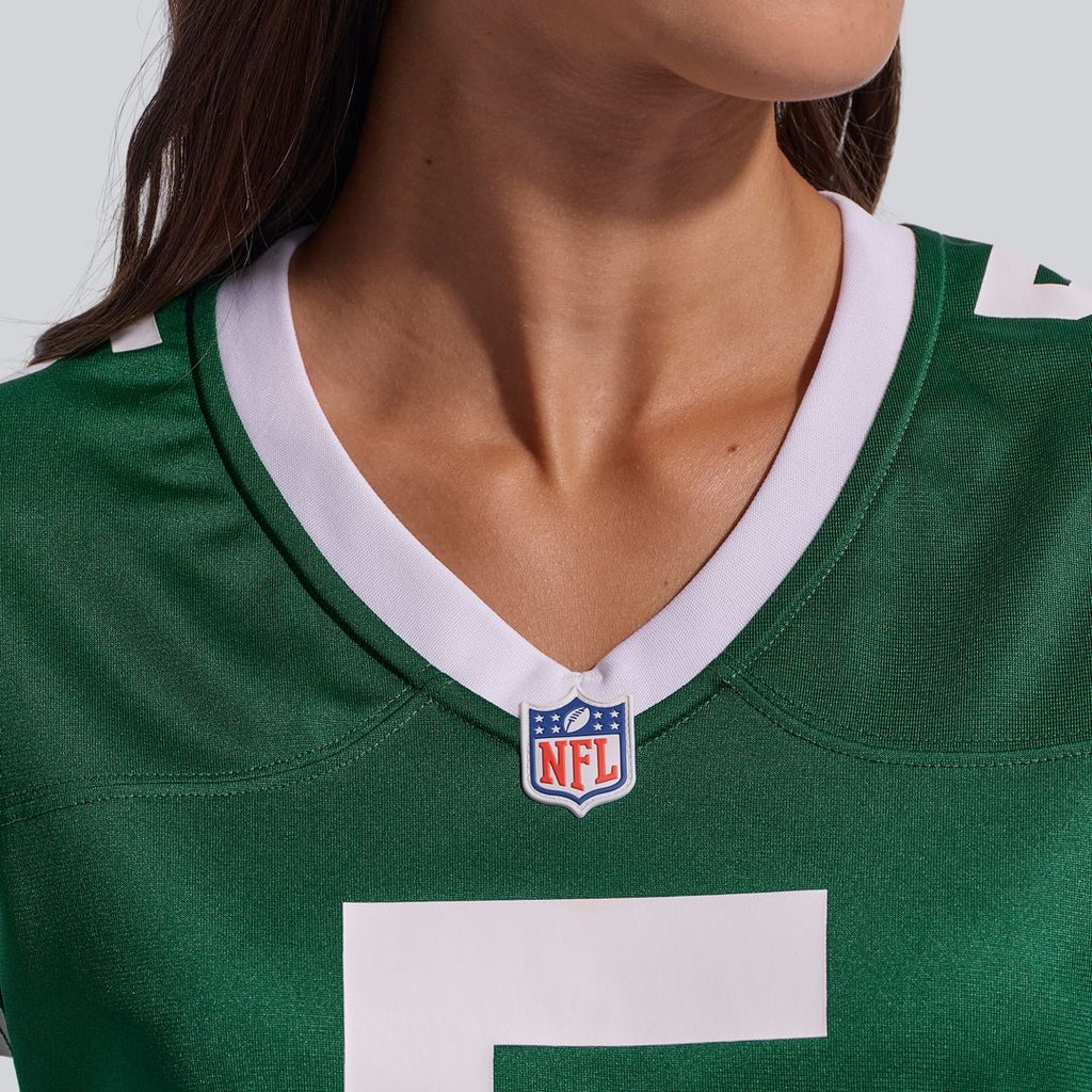 Garrett Wilson New York Jets Women's Game Jersey - Legacy Green
