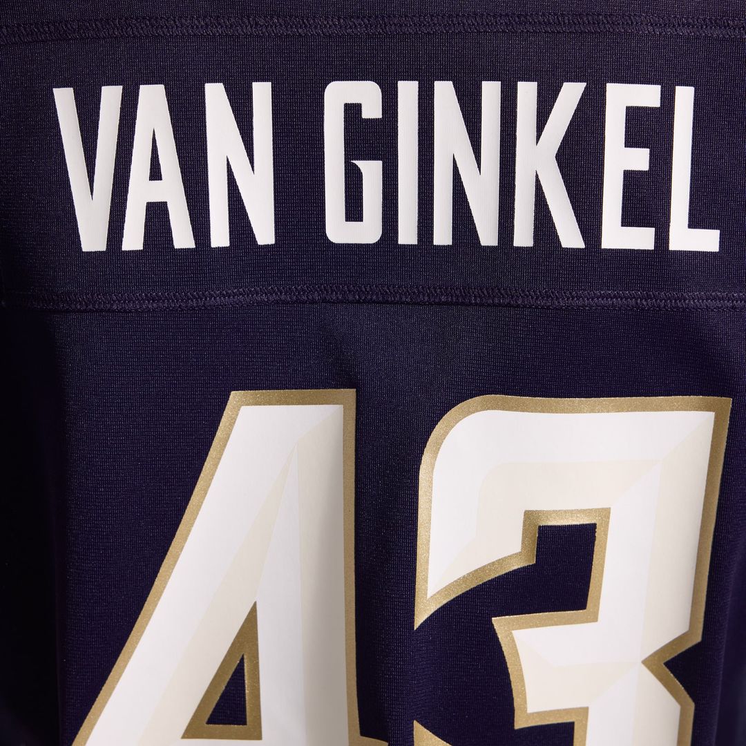 Andrew Van Ginkel Minnesota Vikings Women's 2026 Rivalries Collection Game Jersey - Purple