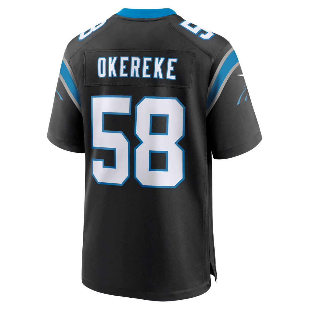 Bobby Okereke Carolina Panthers Team Game Jersey - Black