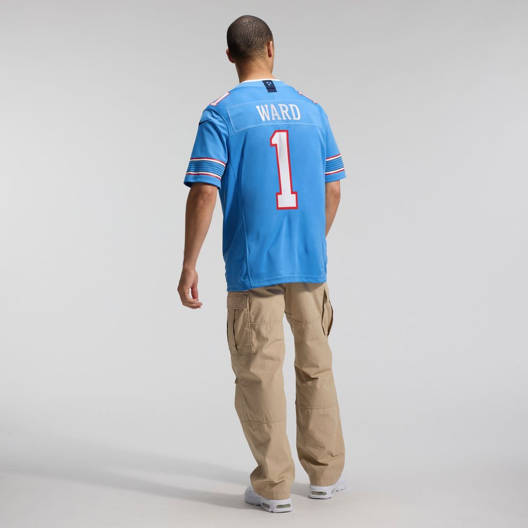 Cameron Ward Tennessee Titans Team Vapor F.U.S.E. Stitched Limited Jersey - Light Blue