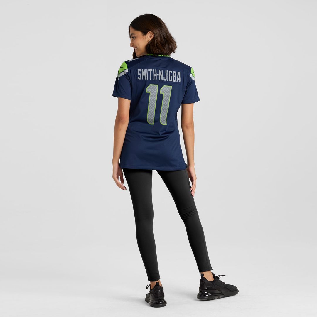 Jaxon Smith - Njigba Seattle Seahawks Women's Game Jersey - College Navy
