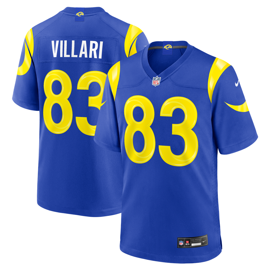 Dan Villari Los Angeles Rams Team Game Jersey - Royal