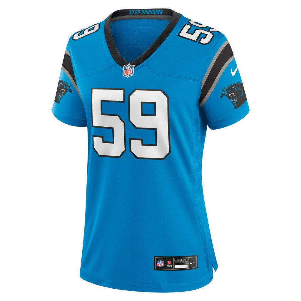Luke Kuechly Carolina Panthers Women's Retired Player Game Jersey - Blue