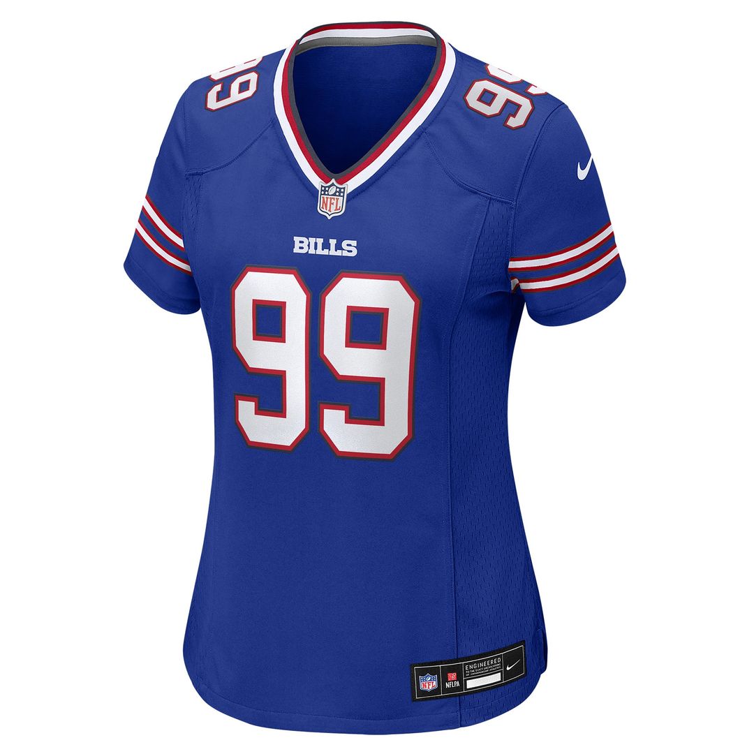 Larry Ogunjobi Buffalo Bills Women's Team Game Jersey - Royal