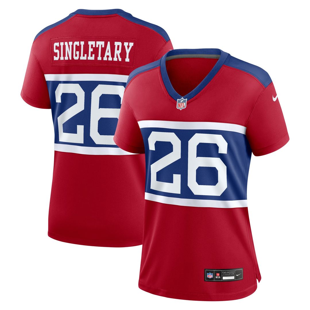 Devin Singletary New York Giants Women's Game Jersey - Royal