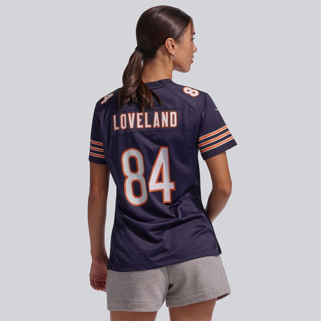 Colston Loveland Chicago Bears Women's Team Game Jersey - Navy