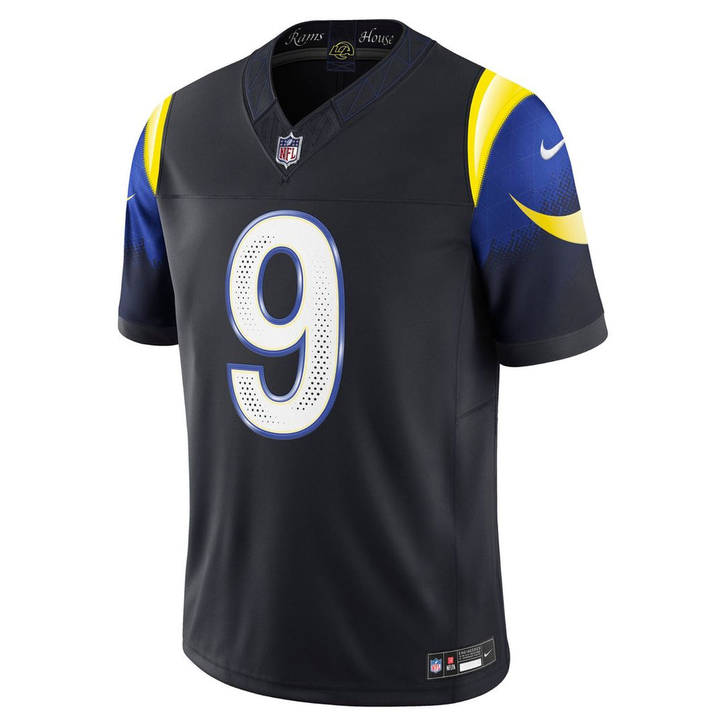 Matthew Stafford Los Angeles Rams Rivalries Collection Stitched Limited Jersey - Dark Blue