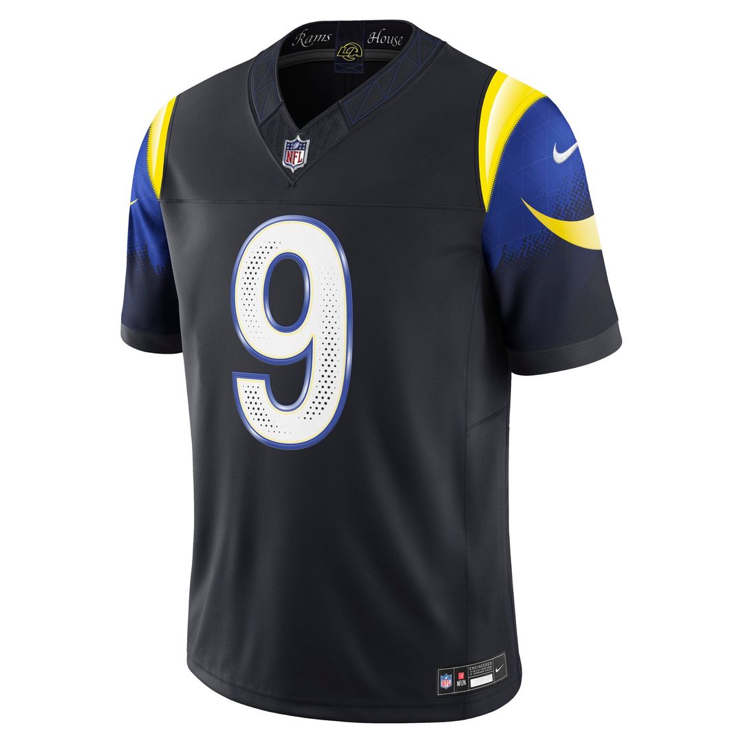 Matthew Stafford Los Angeles Rams Rivalries Collection Stitched Limited Jersey - Dark Blue