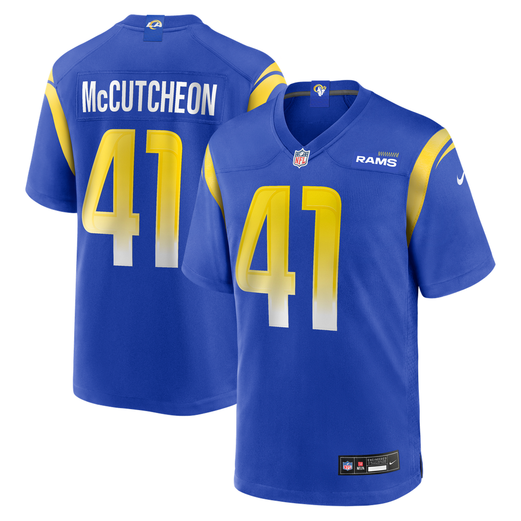 Cameron McCutcheon Los Angeles Rams Game Jersey - Royal