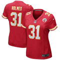Priest Holmes Kansas City Chiefs Women's Game Retired Player Jersey - Red
