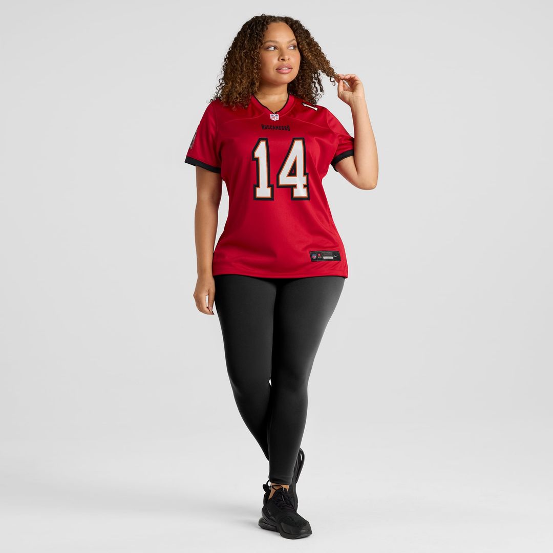 Brad Johnson Tampa Bay Buccaneers Women's Game Retired Player Jersey - Red