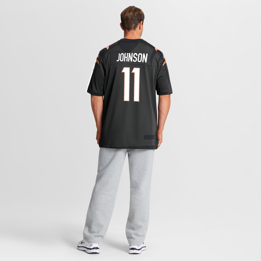 Josh Johnson Cincinnati Bengals Team Game Jersey - Black