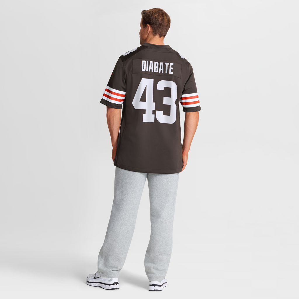 Mohamoud Diabate Cleveland Browns Team Game Jersey - Brown
