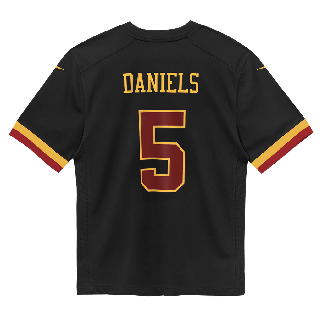 Jayden Daniels Washington Commanders Toddler Alternate Game Jersey - Black