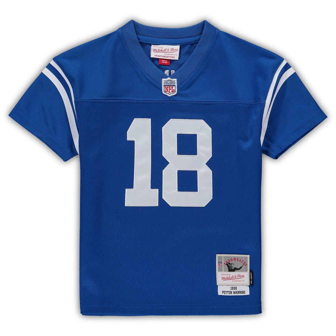 Peyton Manning Indianapolis Colts Male Preschool Retired Legacy Jersey - Royal