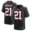 Deion Sanders Atlanta Falcons Retired Player Alternate Game Jersey - Black