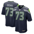 Logan Brown Seattle Seahawks Team Game Jersey - College Navy