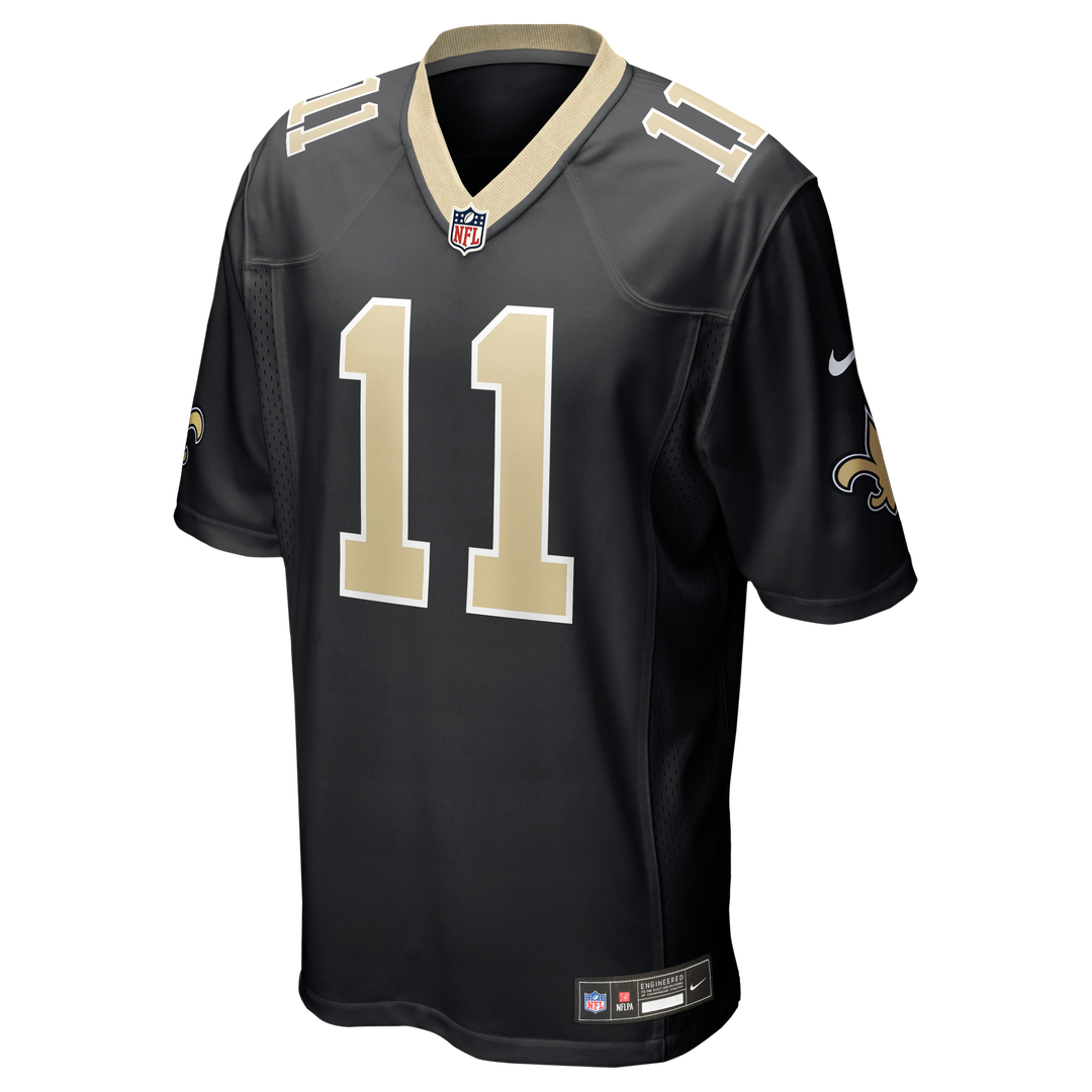 Zach Wilson New Orleans Saints Team Game Jersey - Black