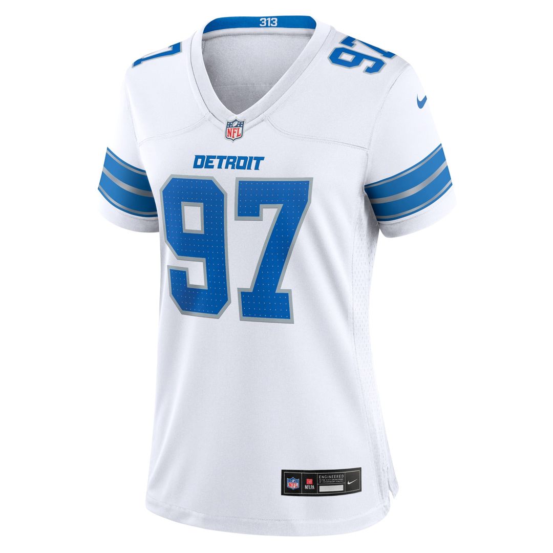 Aidan Hutchinson Detroit Lions Women's Alternate Game Jersey - Blue