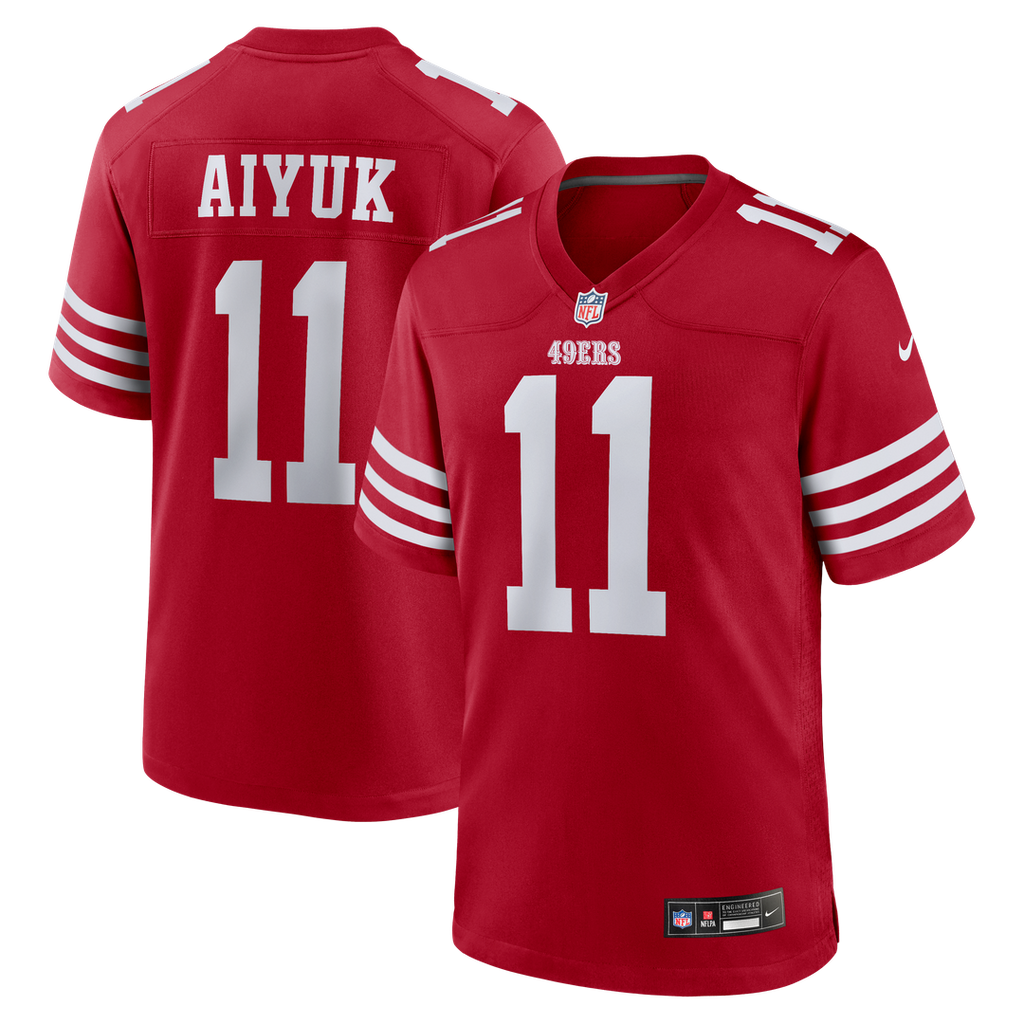 Brandon Aiyuk San Francisco 49ers Team Player Game Jersey - Scarlet