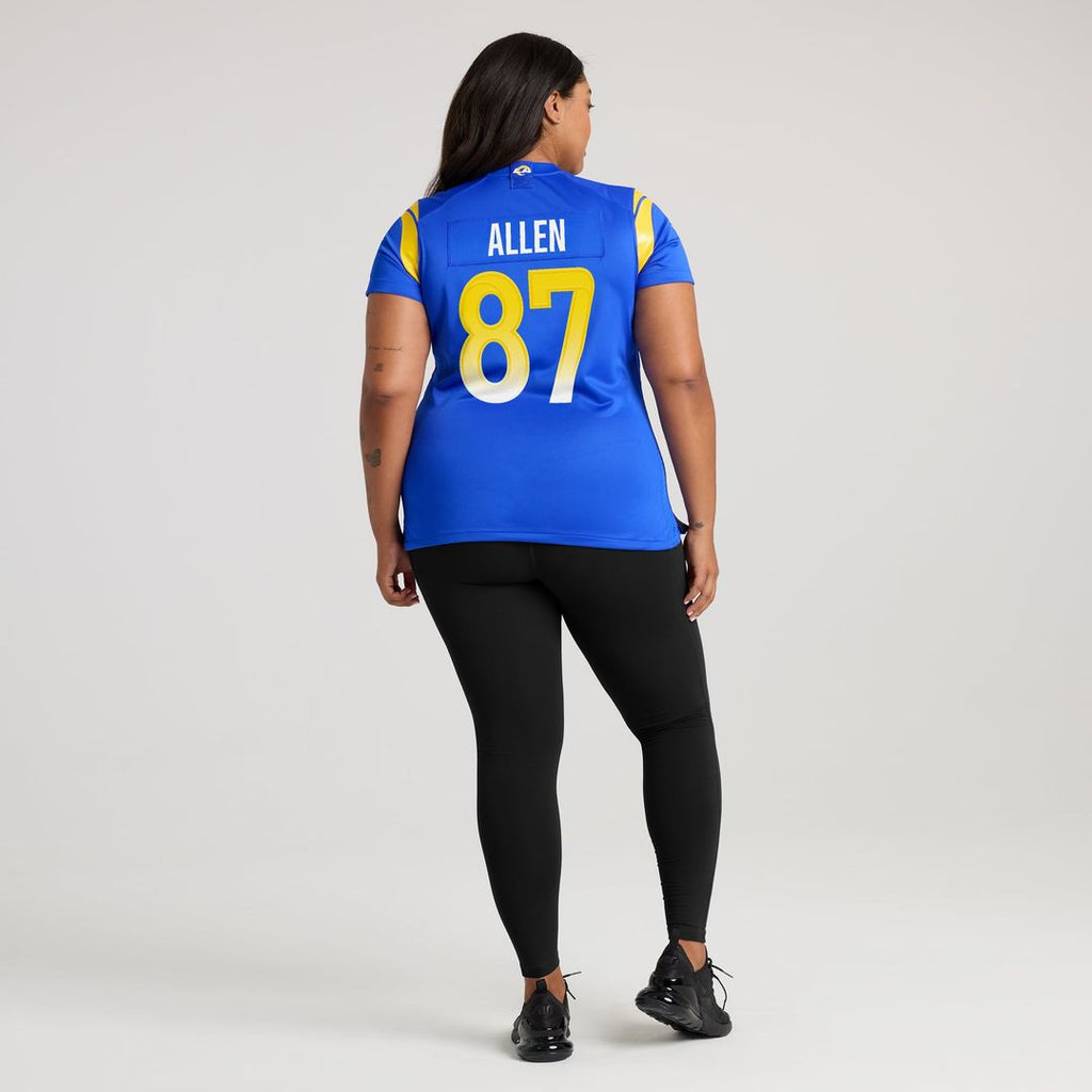 Davis Allen Los Angeles Rams Women's Home Game Jersey - Royal