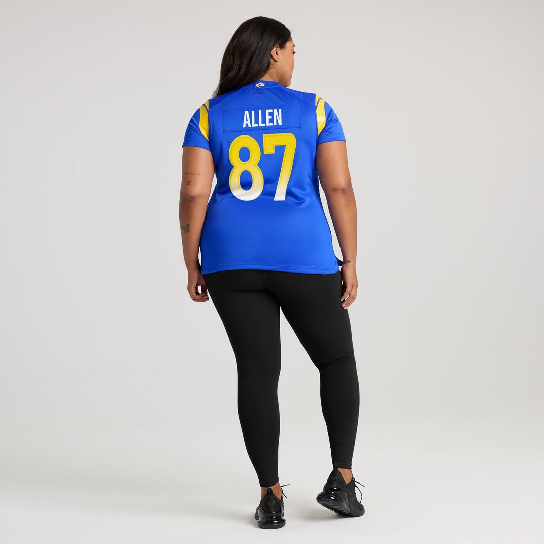 Davis Allen Los Angeles Rams Women's Home Game Jersey - Royal