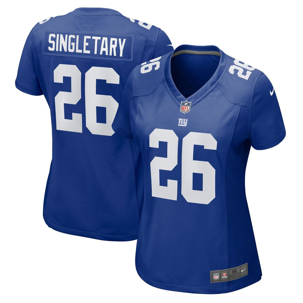 Devin Singletary New York Giants Women's Game Jersey - Royal