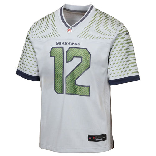 12s Seattle Seahawks Youth Rivalries Collection Game Jersey - Gray
