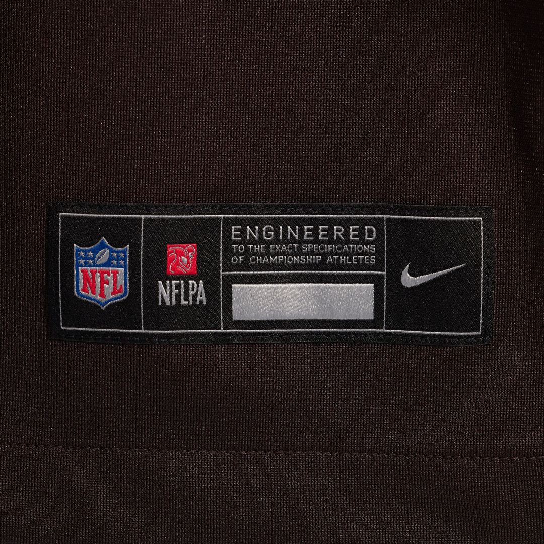 Austin Barber Cleveland Browns Team Game Jersey - Brown