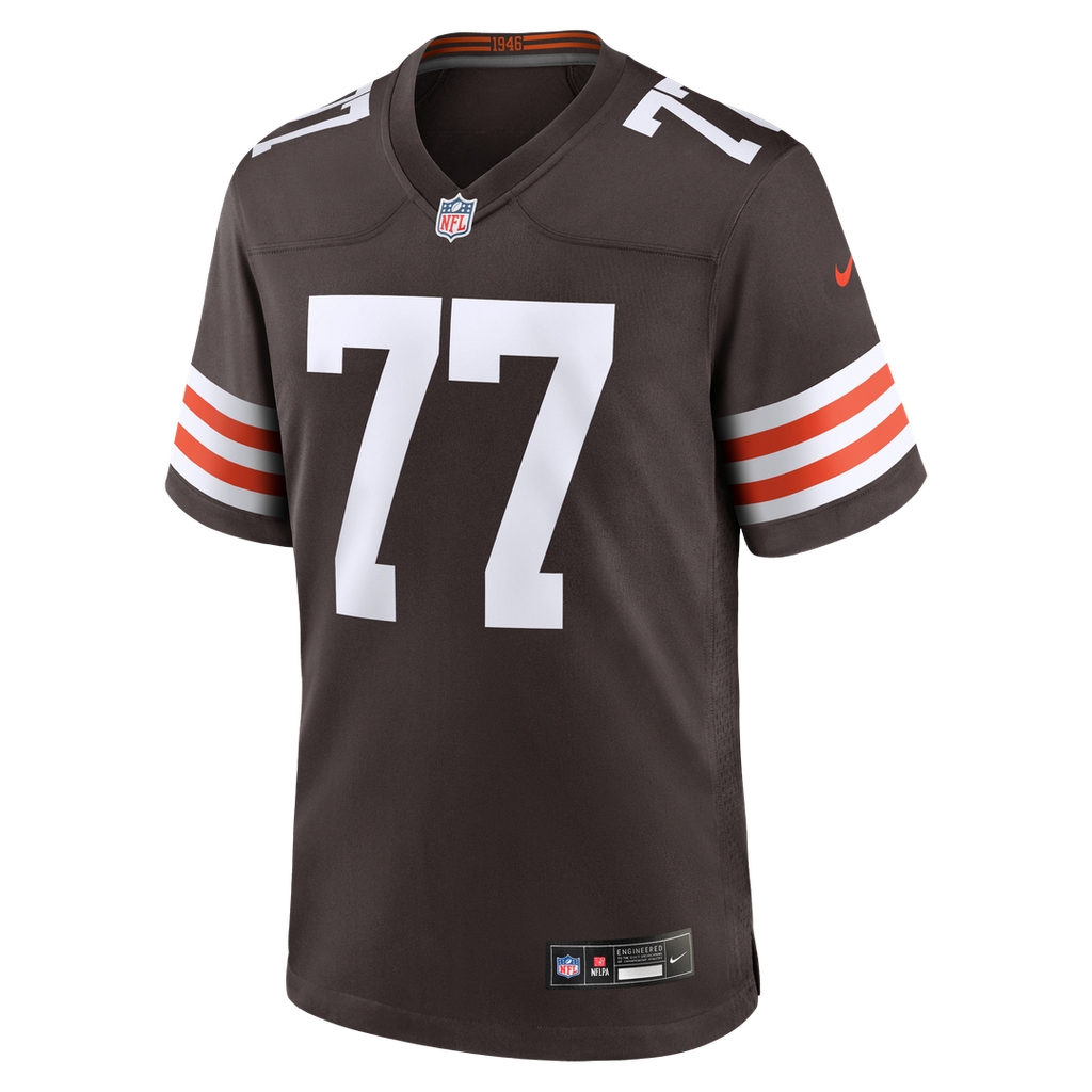 Zion Johnson Cleveland Browns Team Game Jersey - Brown
