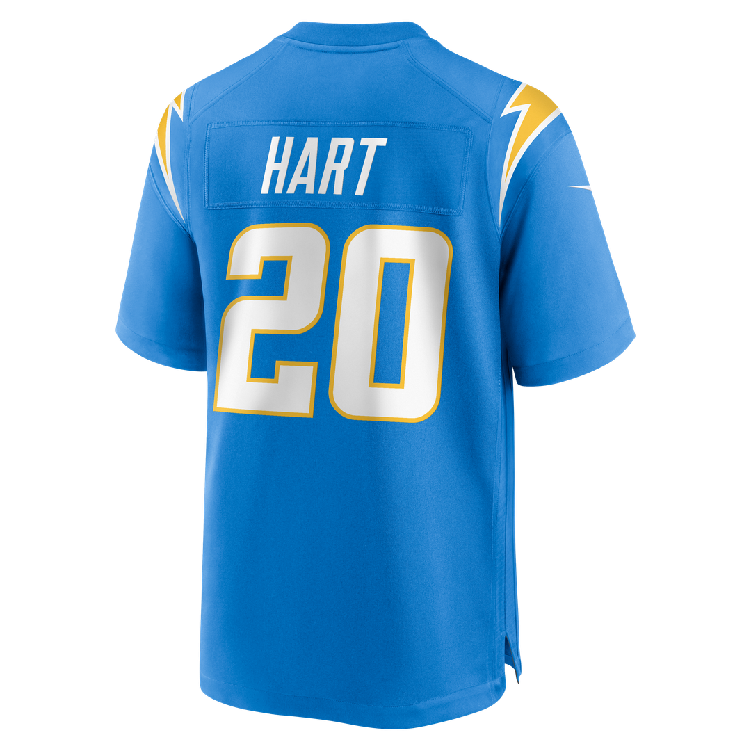 Cam Hart Los Angeles Chargers Team Game Jersey - Powder Blue