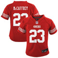 Christian McCaffrey San Francisco 49ers Preschool Player Game Jersey - Scarlet