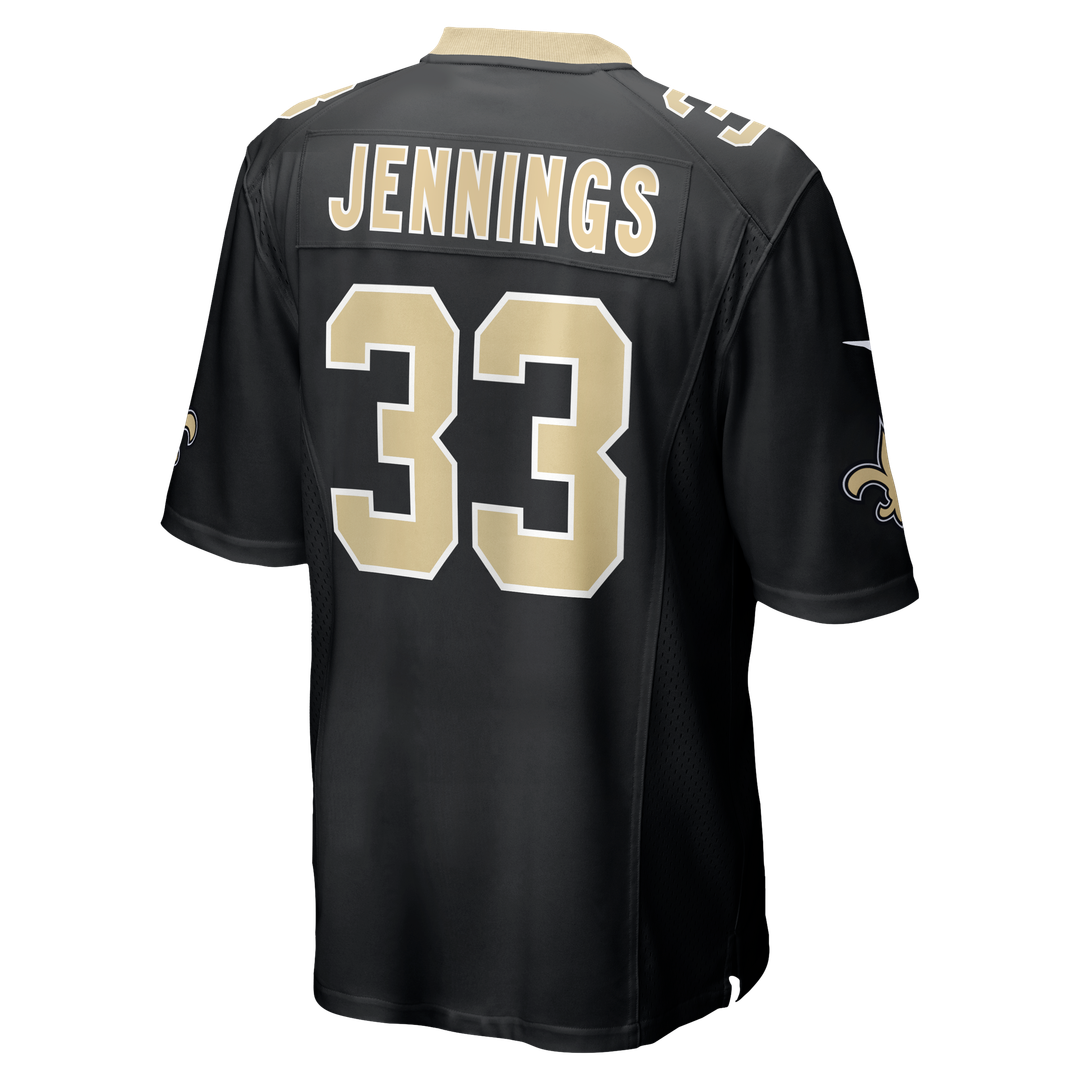 Anfernee Jennings New Orleans Saints Team Game Jersey - Black
