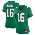 Tanner McKee Philadelphia Eagles Women's Alternate Game Jersey - Kelly Green